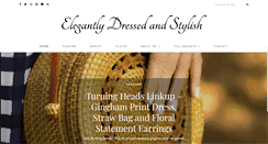 Desktop Screenshot of elegantlydressedandstylish.com